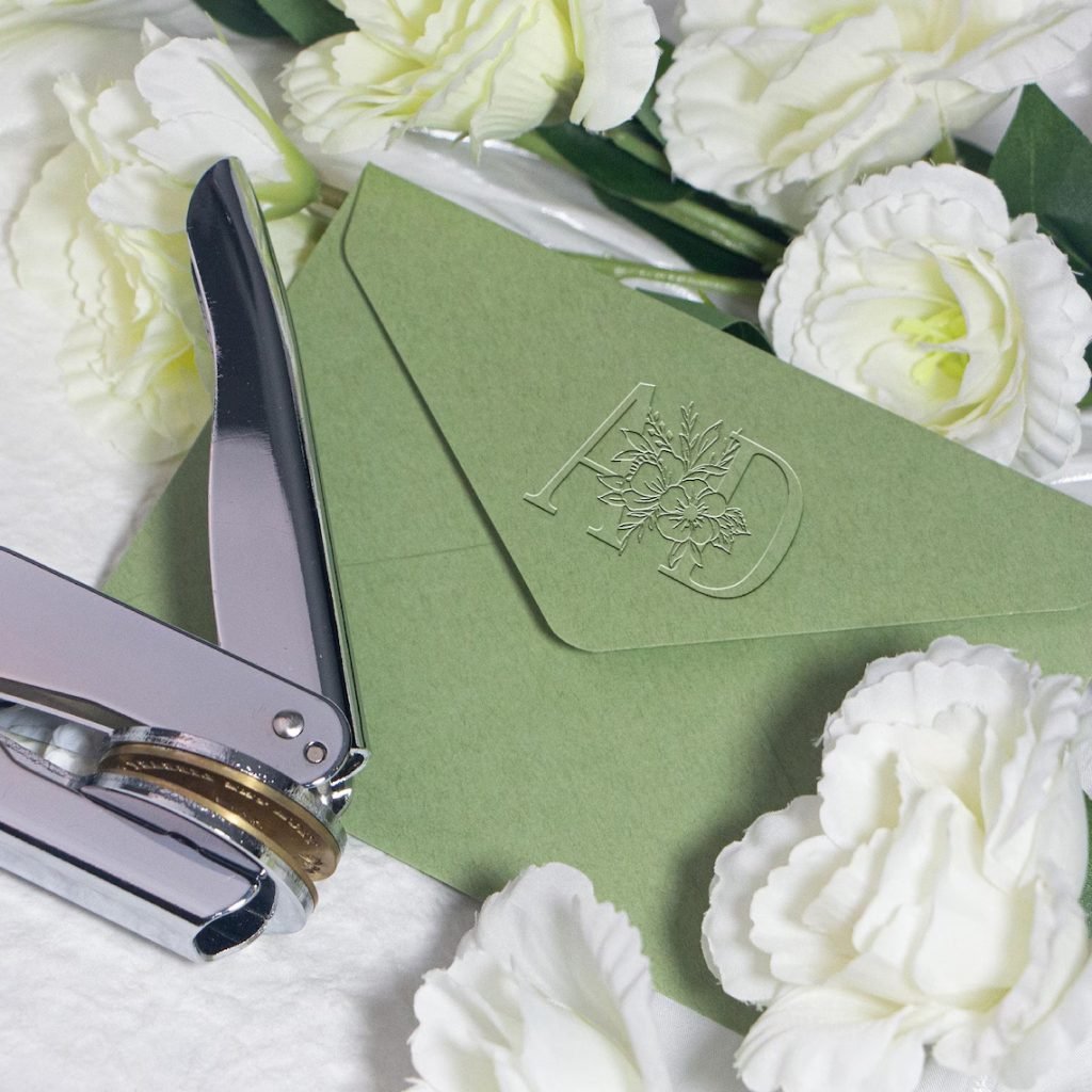 embossing stamp making for certificate