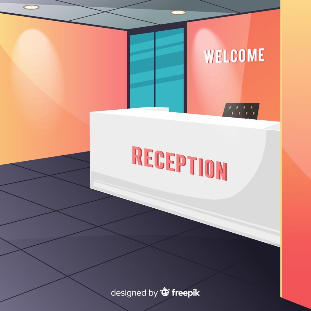 office reception and entrance signage making company in dubai