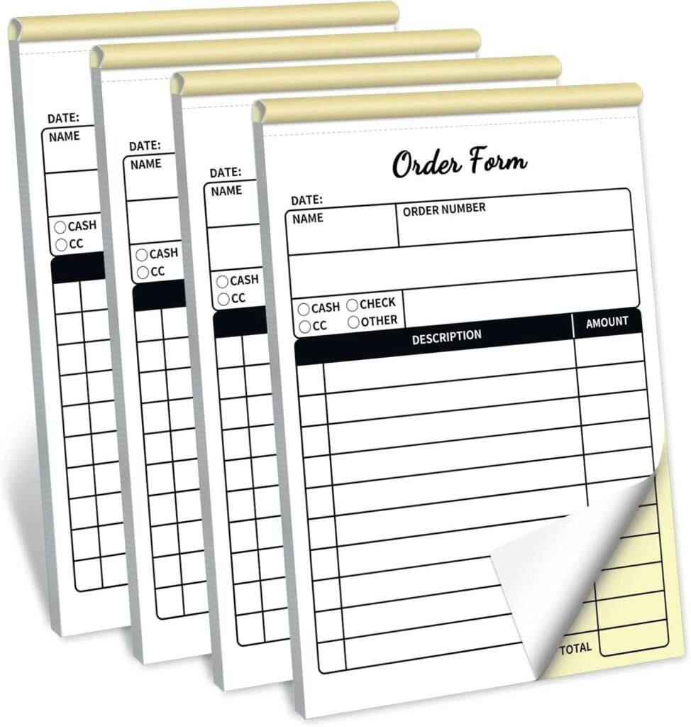 receipt books, invoice books NCR printing