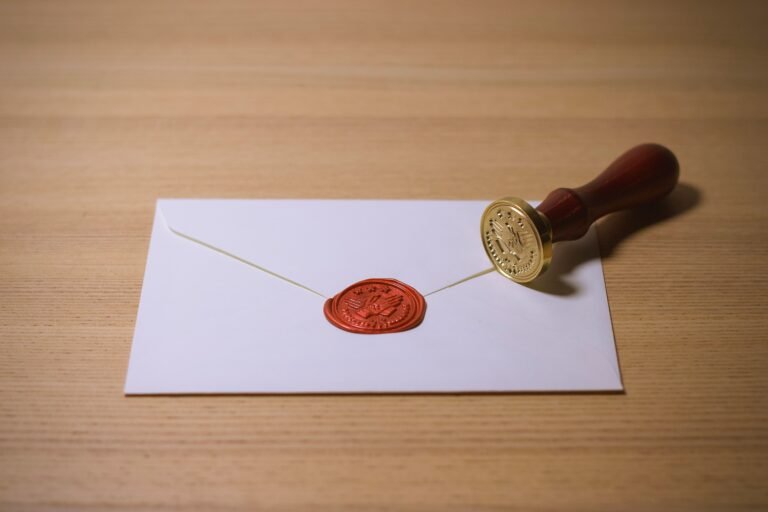 Custom Wax Stamp